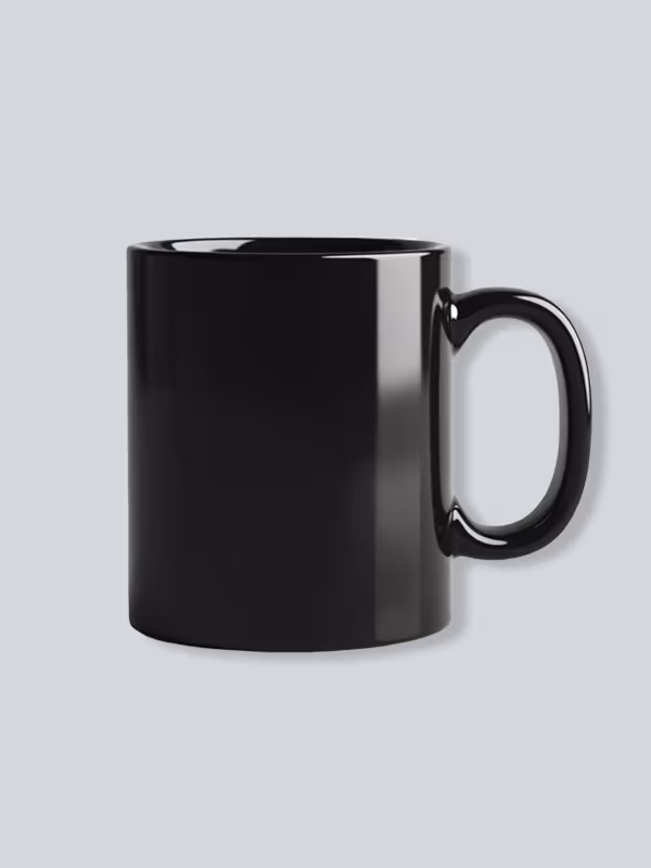 Black Coffee Mug