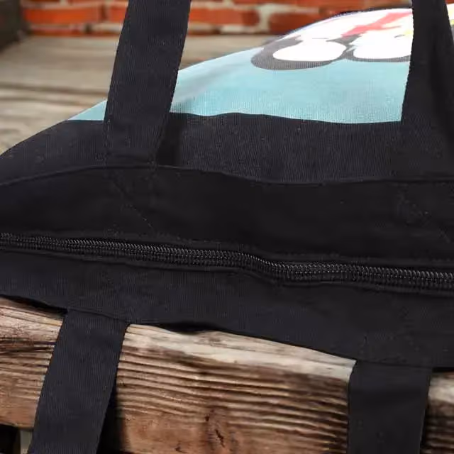 Unisex Tote Bag Zipper - Image 6